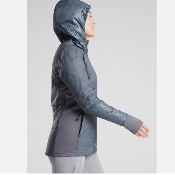 ATHLETA Rock Ridge Primaloft Jacket ASTRONOMY GREY SIZE M - Picture 3 of 15